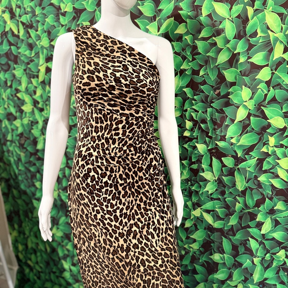 Lauren Ralph Lauren Leopard Print Dress – Size 6